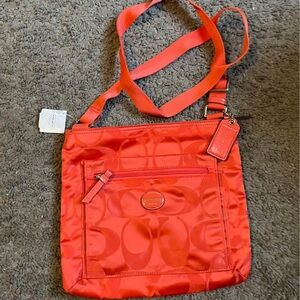 Coach Vibrant Red Crossbody Bag